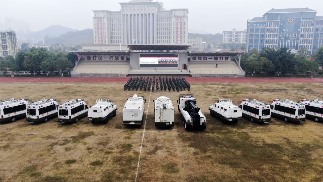 广西南宁武警官兵吹响开训集结号