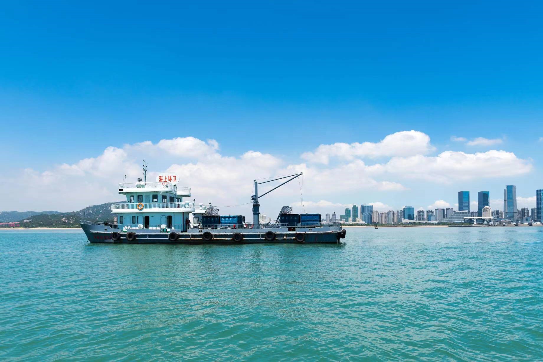 厦门海上环卫