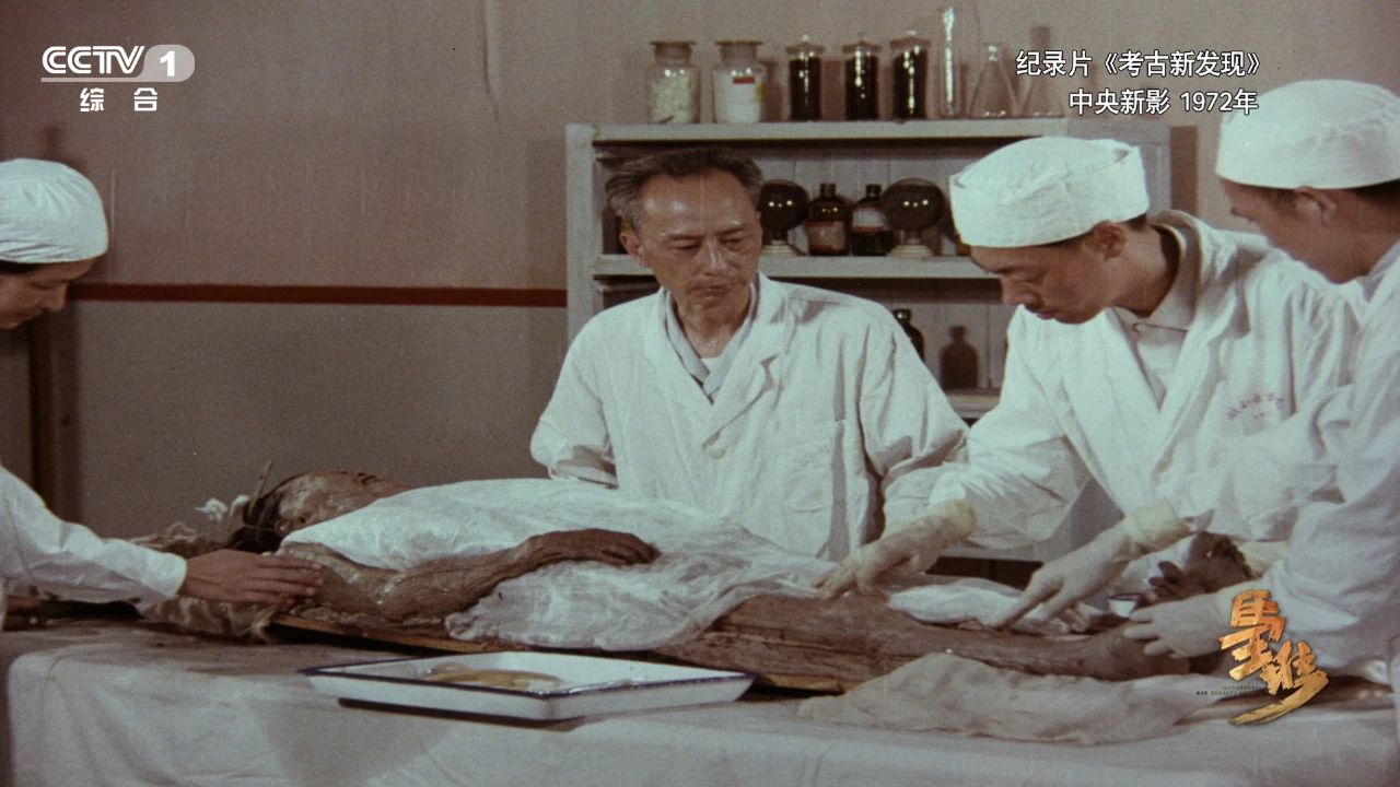 医学专家对辛追遗体进行检测（资料）