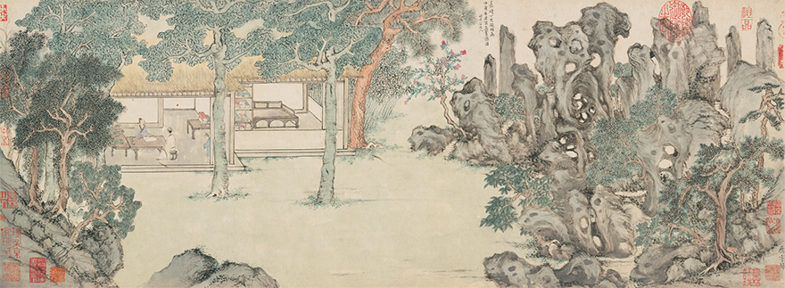 明 文徵明 《真赏斋图》卷