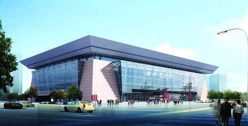 用巨型古琴演奏河南交通运输事业发展新乐章