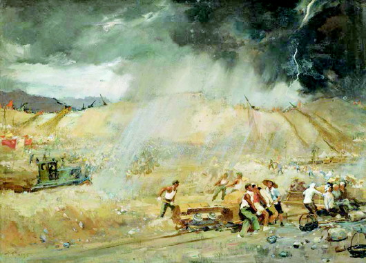 沃土中原--吾土吾民油画邀请展在山东美术馆