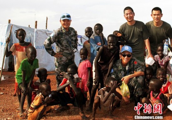 记中国赴南苏丹维和部队:为了战乱中的难民