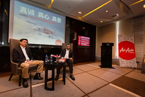 亚洲航空CEO中国媒体见面会在北京举行(图)_