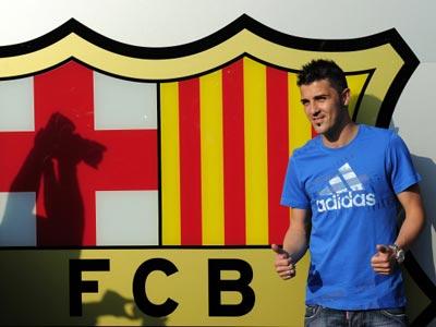 Football : le Barça paie 40 millions d'euros pour David Villa