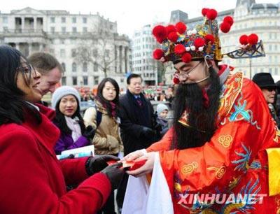 Londres célèbre le Nouvel an chinois