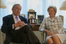 Interview with former King and Queen of Greece on their sporting career and BJ Olympics