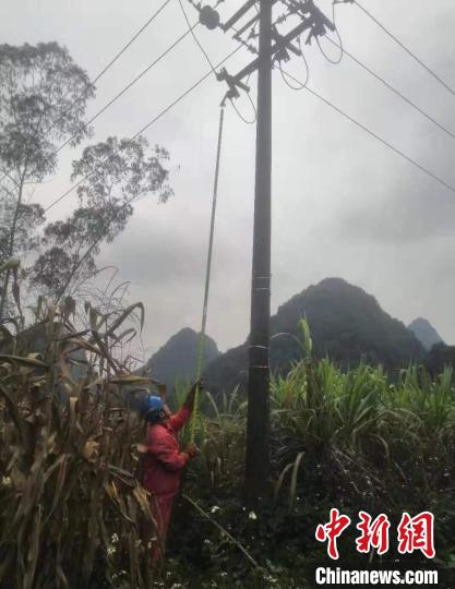 受广西地震影响千余停电用户恢复供电