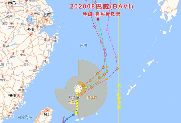 今年第8号台风“巴威”生成 浙江启动海上防台风应急响应