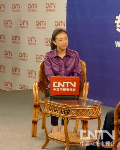 中国网络电视台主持人张莹