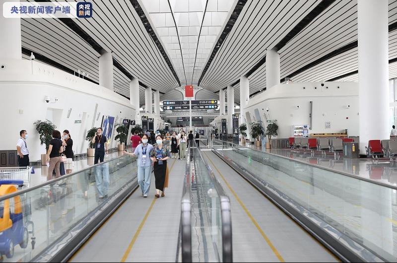 大兴机场开展e指廊保障国内航班综合演练