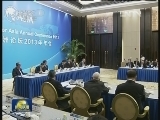 习近平同出席博鳌亚洲论坛2013年年会的中外企业家代表座谈