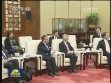 张德江会见英国首相