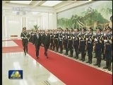 李克强举行仪式欢迎法国总理访华