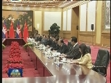 习近平会见柬埔寨首相