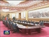 张高丽会见泰国副总理兼国防部长