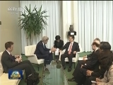 张高丽会见出席《巴黎协定》高级别签署仪式的外国领导人