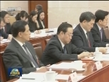十三届全国人大一次会议主席团常务主席第五次会议举行