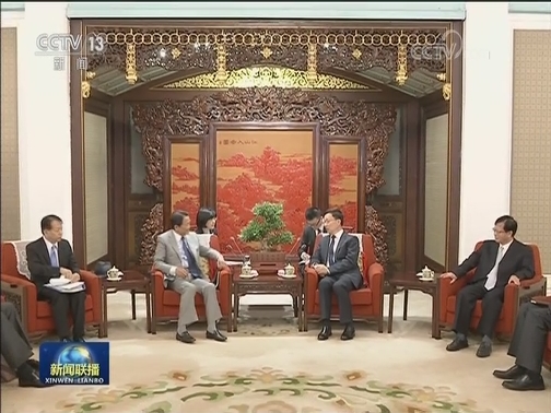 韩正会见日本副首相兼财务大臣
