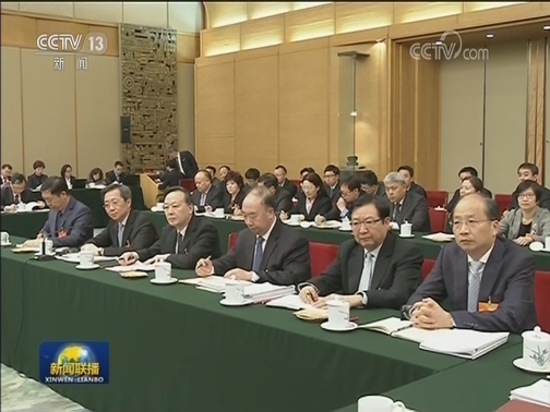 王沪宁参加上海代表团审议