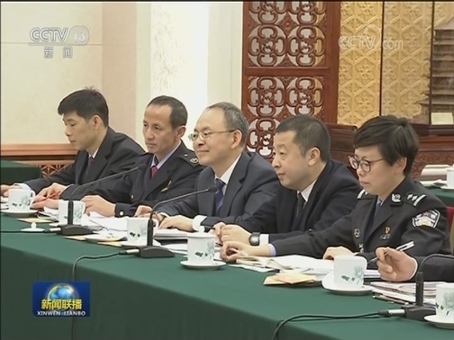 王沪宁参加山西代表团审议