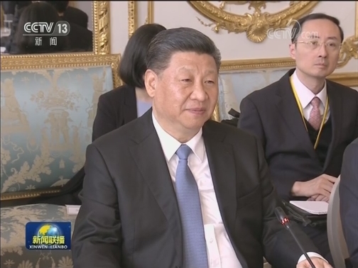 习近平同法国总统会谈