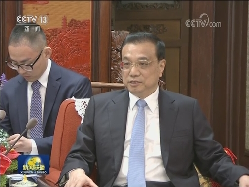 李克强会见柬埔寨副首相兼外交大臣