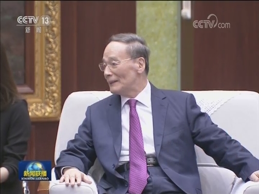 王岐山会见俄罗斯副总理