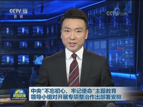 中央“不忘初心、牢记使命”主题教育领导小组对开展专项整治作出部署安排