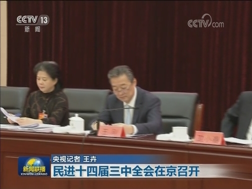 民进十四届三中全会在京召开