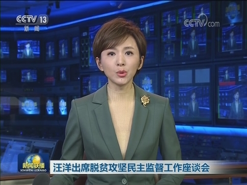 汪洋出席脱贫攻坚民主监督工作座谈会