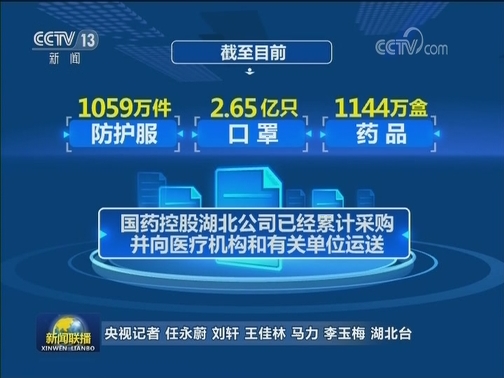 国药控股湖北公司：全力保障应急医疗物资需求