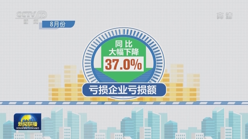 8月份工业企业利润保持稳定增长