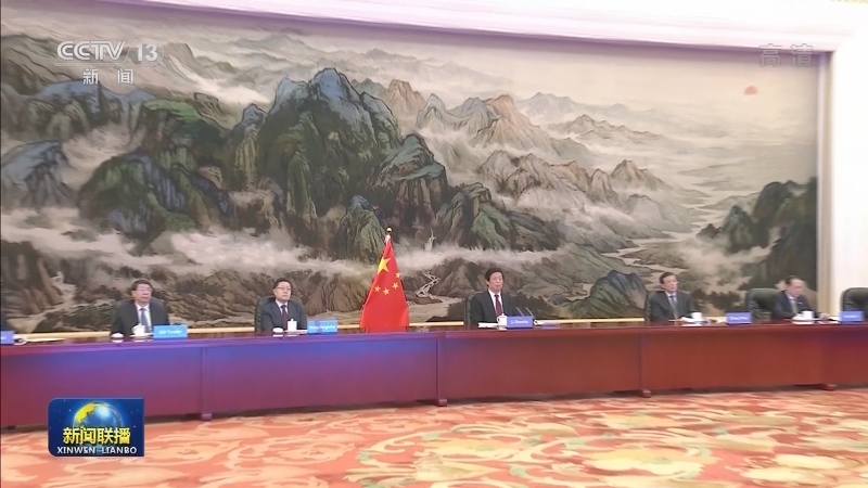 栗战书同韩国国会议长举行会谈