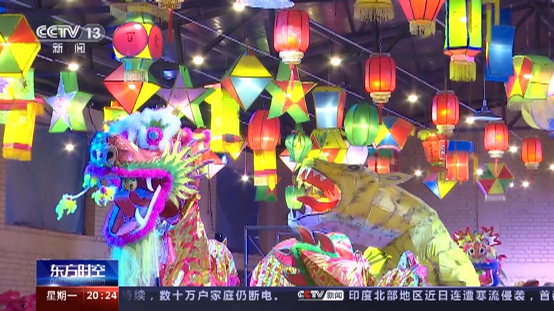 [东方时空]山西 中国经济新活力 花灯走俏迎新春 花卉市场年味浓