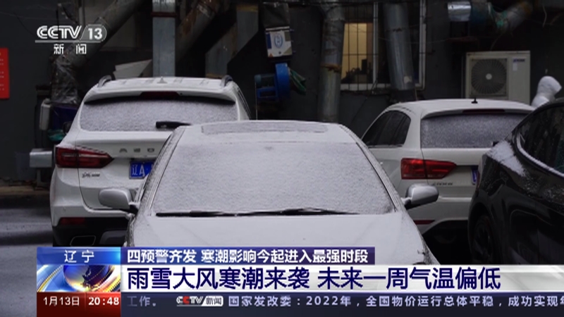 [东方时空]辽宁 四预警齐发 寒潮影响今起进入最强时段 雨雪大风寒潮来袭 未来一周气温偏低