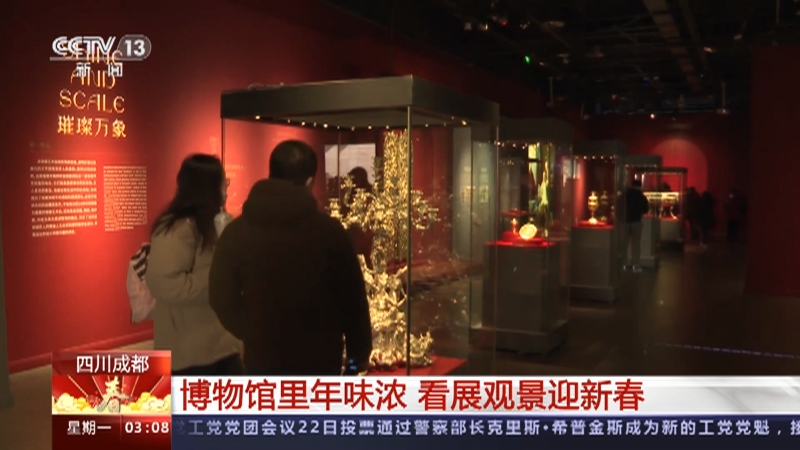 [新闻直播间]四川成都 博物馆里年味浓 看展观景迎新春