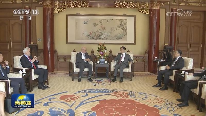 韩正会见美国前财长