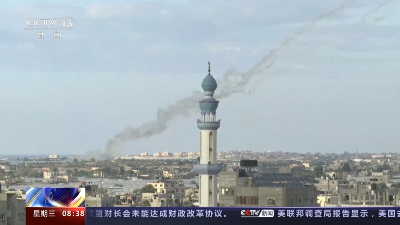 以军空袭加沙地带 哈马斯继续发射火箭弹