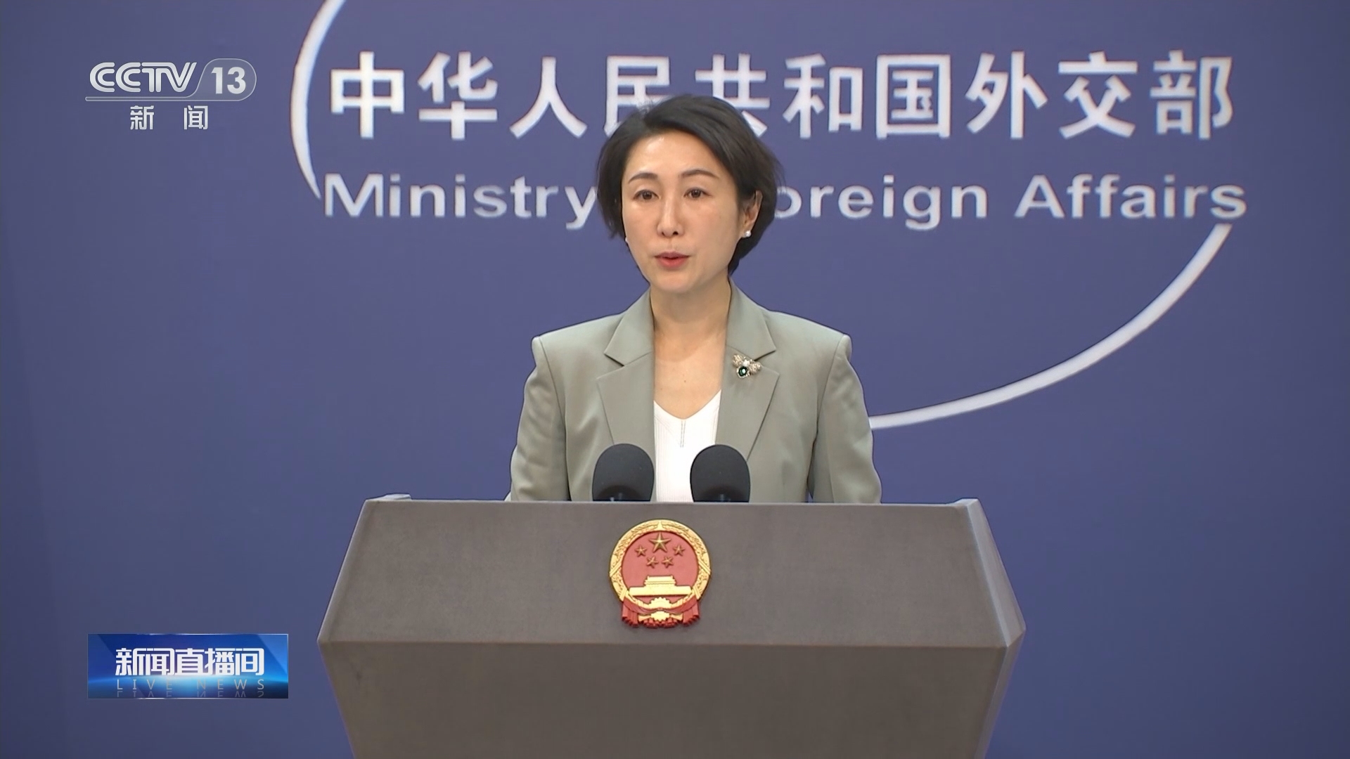 [新闻直播间]外交部发言人 毛宁 愿同世界一起庆祝春节 不同文明和谐