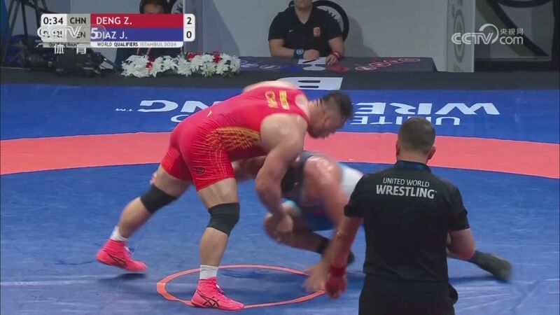 [摔跤]邓志伟获得巴黎奥运会参赛资格