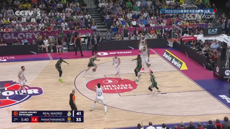 [篮球]欧洲篮球联赛决赛:皇家马德里vs帕纳辛纳科斯