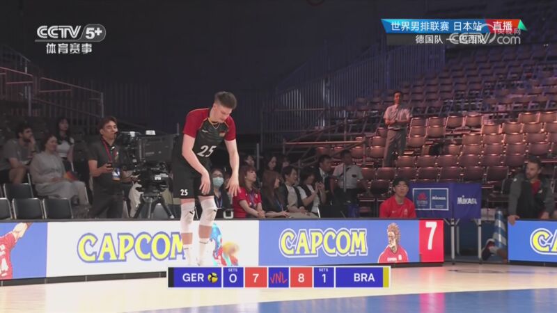 [排球]世界男排联赛日本站:德国vs巴西