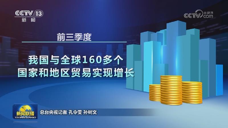 前三季度我国货物贸易进出口同比增长5.3%