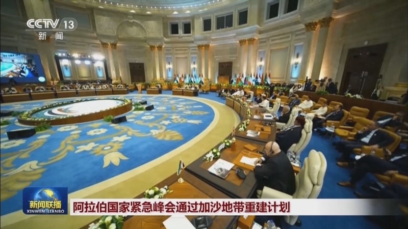 阿拉伯国家紧急峰会通过加沙地带重建计划