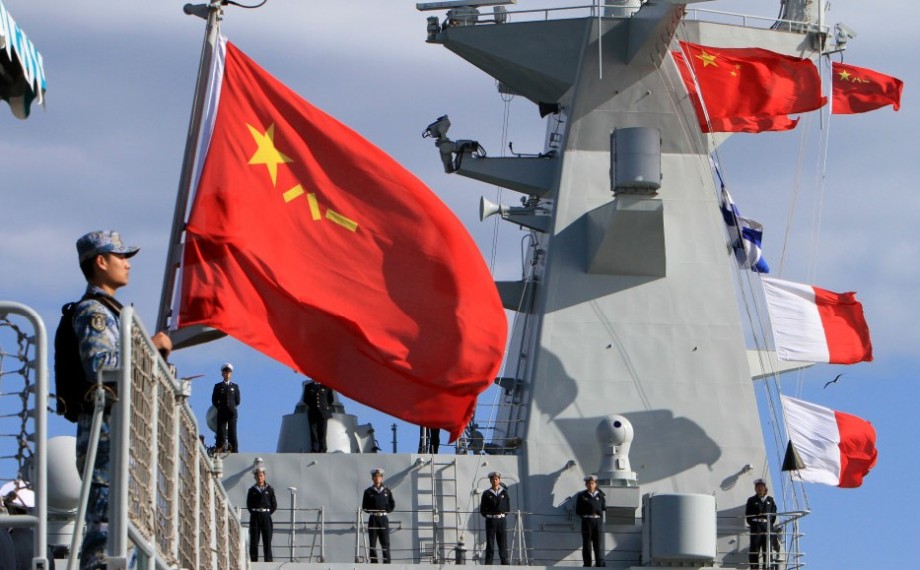 尽显霸气:威武的中国海军舰队访问阿尔及利亚