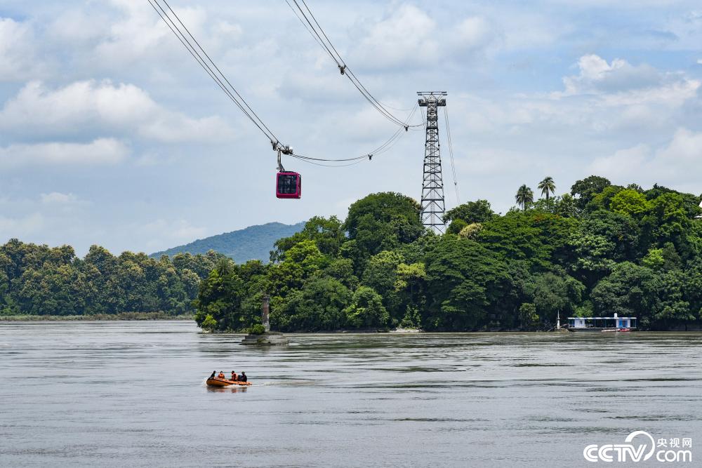 印度最长的河流索道落成