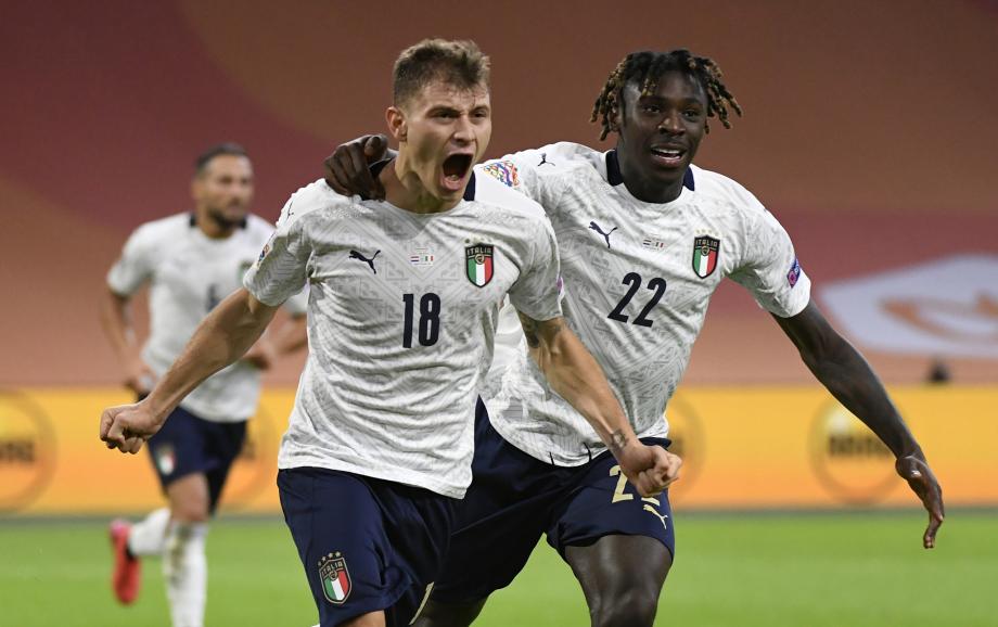 [图]巴雷拉破门扎尼奥洛伤退 意大利1-0荷兰