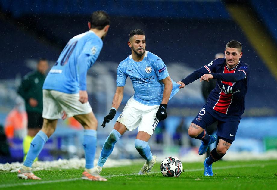 欧冠马赫雷斯双响曼城20击败巴黎首进决赛