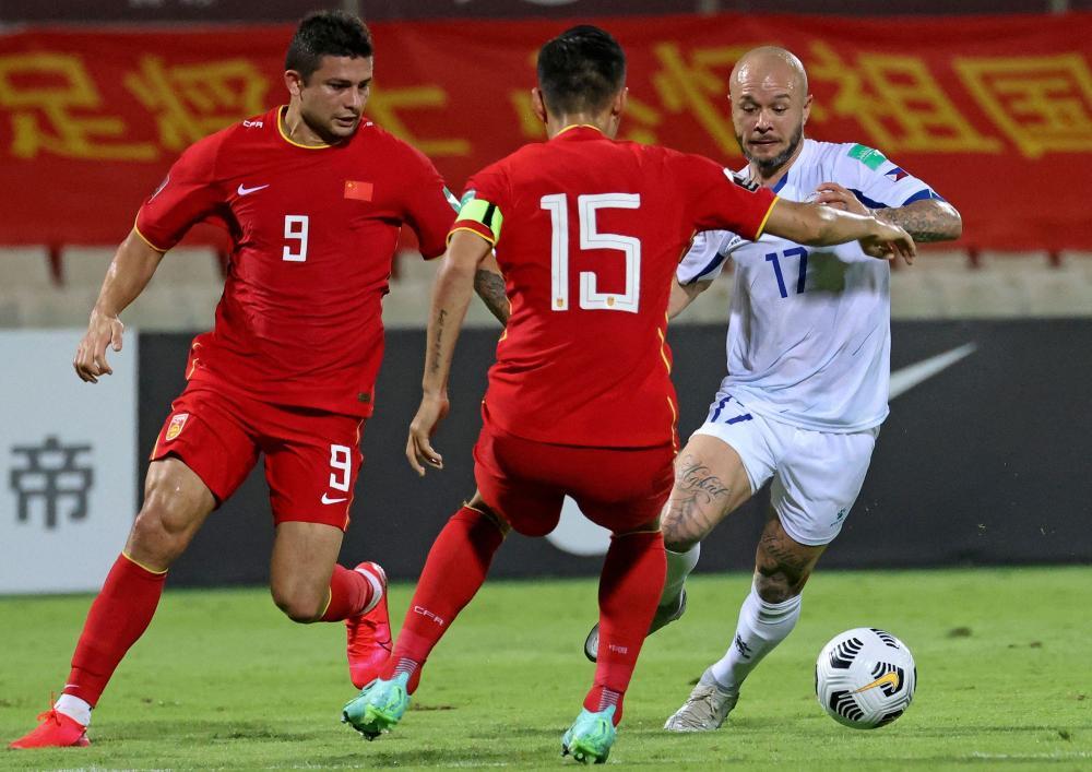 世预赛:国足2-0菲律宾